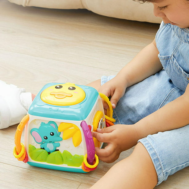 Juguete de actividades para bebés de 2 a 3 años de edad, pequeños, niñas 5  en 1 musical, regalo educativo para de 18 , Azul Sunnimix tablero de juego  educativo