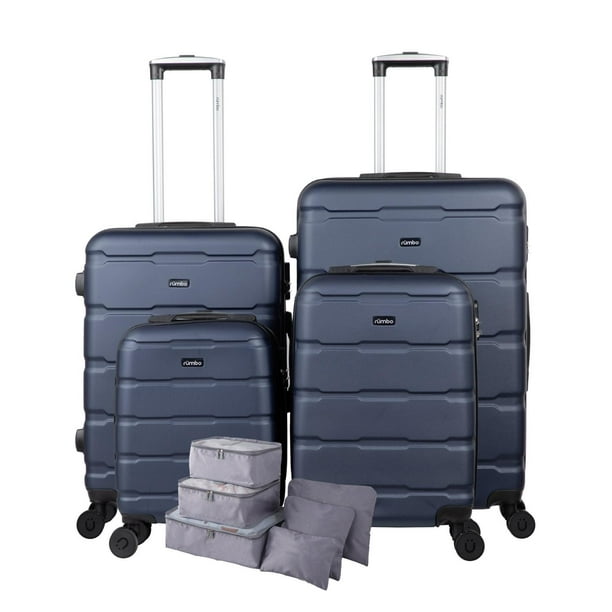 Juego 3 maletas Rack & Pack Rigidas Set viaje Azul