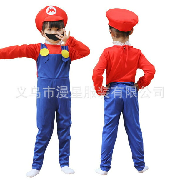Disguise Kit de accesorios para disfraz de Nintendo Super Mario Bros.Mario  para hombre, Blanco