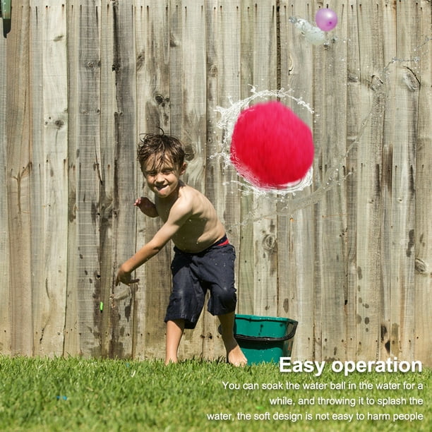 Monstrate 10 piezas de bolas de agua reutilizables para nadar al aire  libre, juguetes de lucha para niños, calcetines absorbentes, juguete Type9  NO9