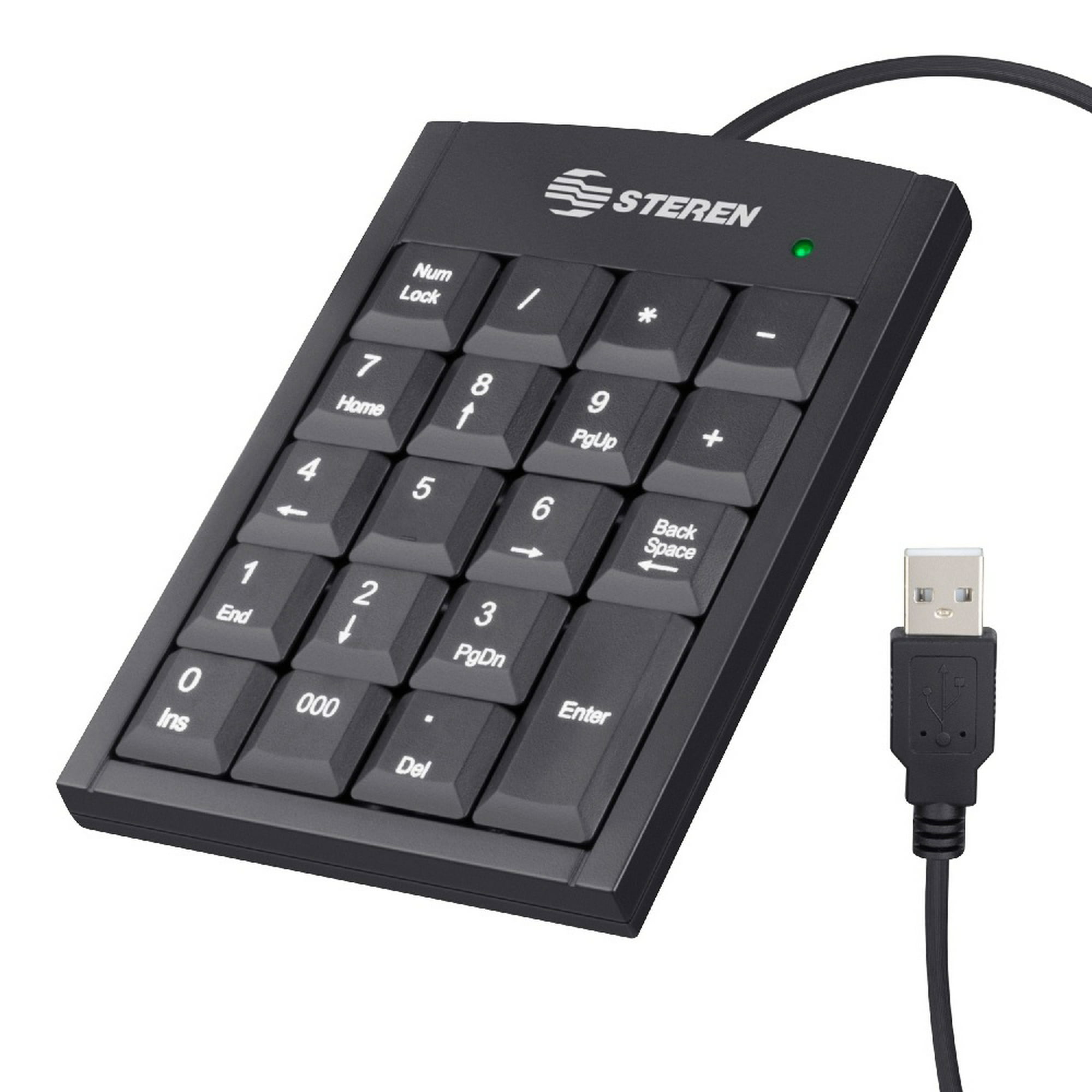 Teclado USB Steren COM-624 alámbrico para PC