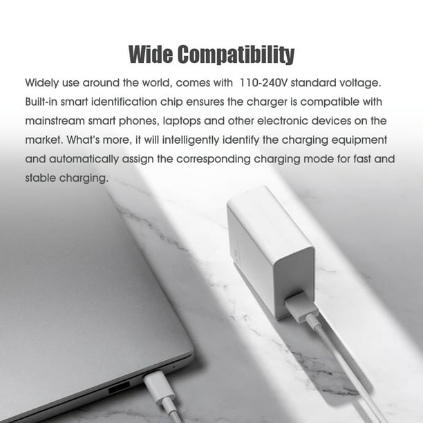 Xiaomi Cargador rápido 65W Blanco - USB - LDLC