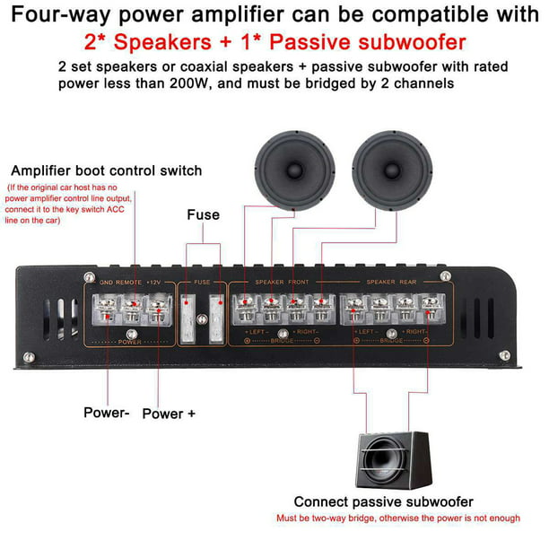 Instalación De Un Amplificador De Canal 4 En Un Coche Imagen de