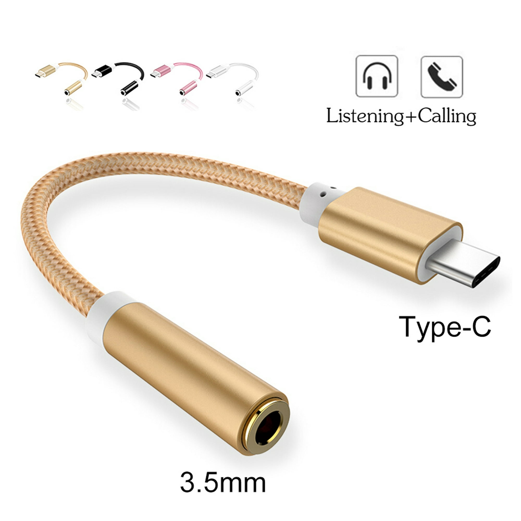 Adaptador OTG de Cable Auxiliar a USB 3.5mm para Reproducir Música de Coc  Magideal