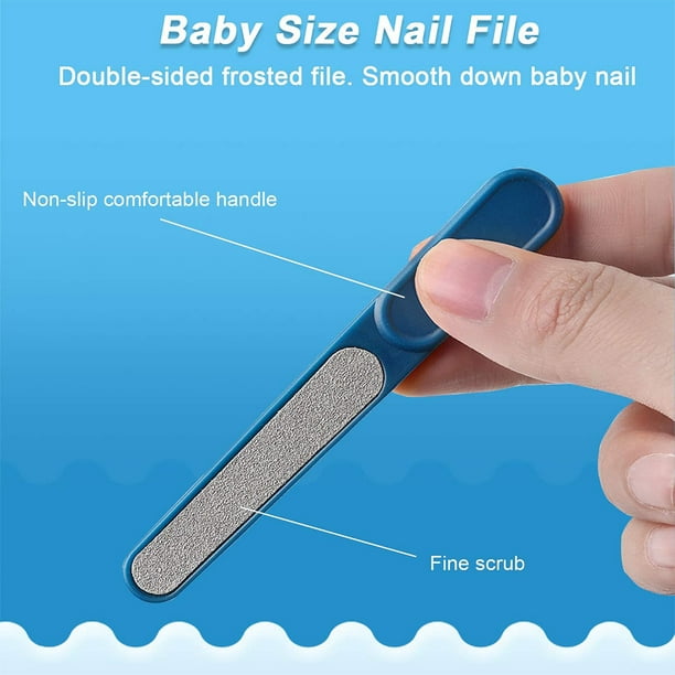 Juego de cortaúñas para bebés - Azul gris Adepaton HMHZ147-1