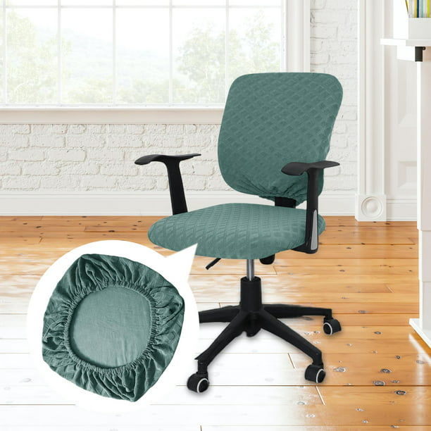 Fundas elásticas para silla de ordenador, Protector de asiento elástico  Universal, funda cómoda para silla de oficina para ordenador, hogar,  oficina