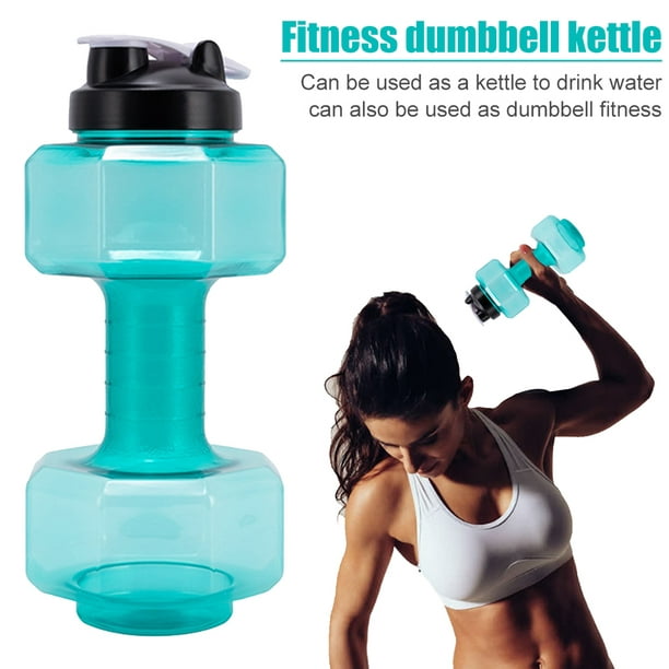 Botella de Agua Mancuerna Dumbbell Water Bottle For Gym Fitness Sports  Outdoor