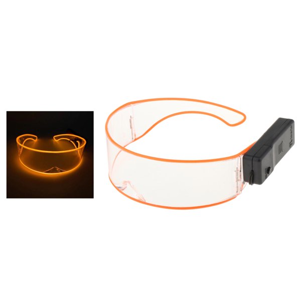 1 pieza Gafas LED fiesta encender, Moda de Mujer