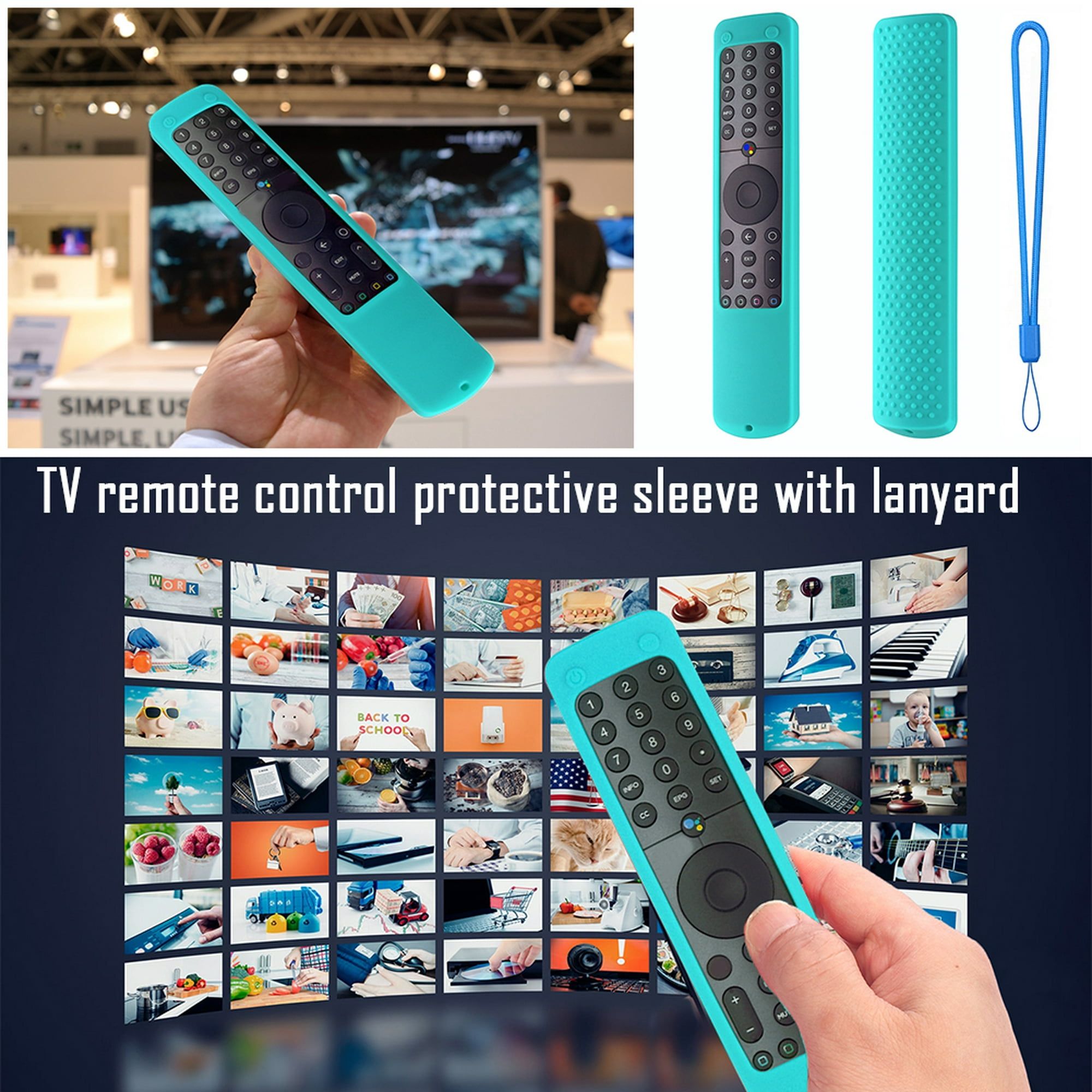 Funda protectora de silicona para mando a distancia de repuesto para Hisense  Smart TV Ndcxsfigh Para estrenar