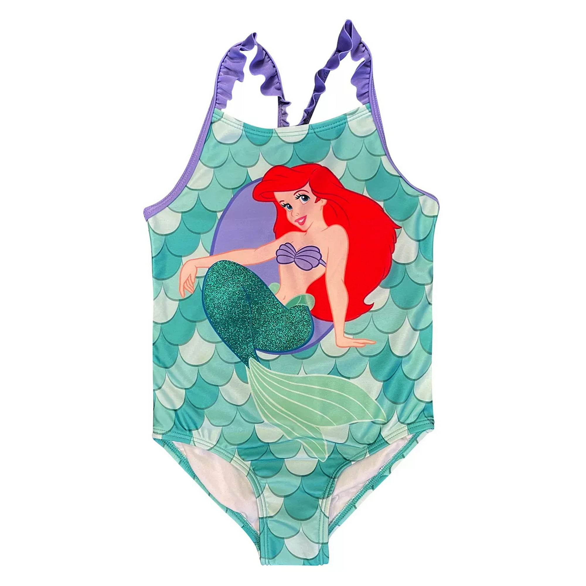 Ariel Girls Traje de baño La Sirenita Traje de baño de una pieza Fam Together Swimwear | Aurrera en línea