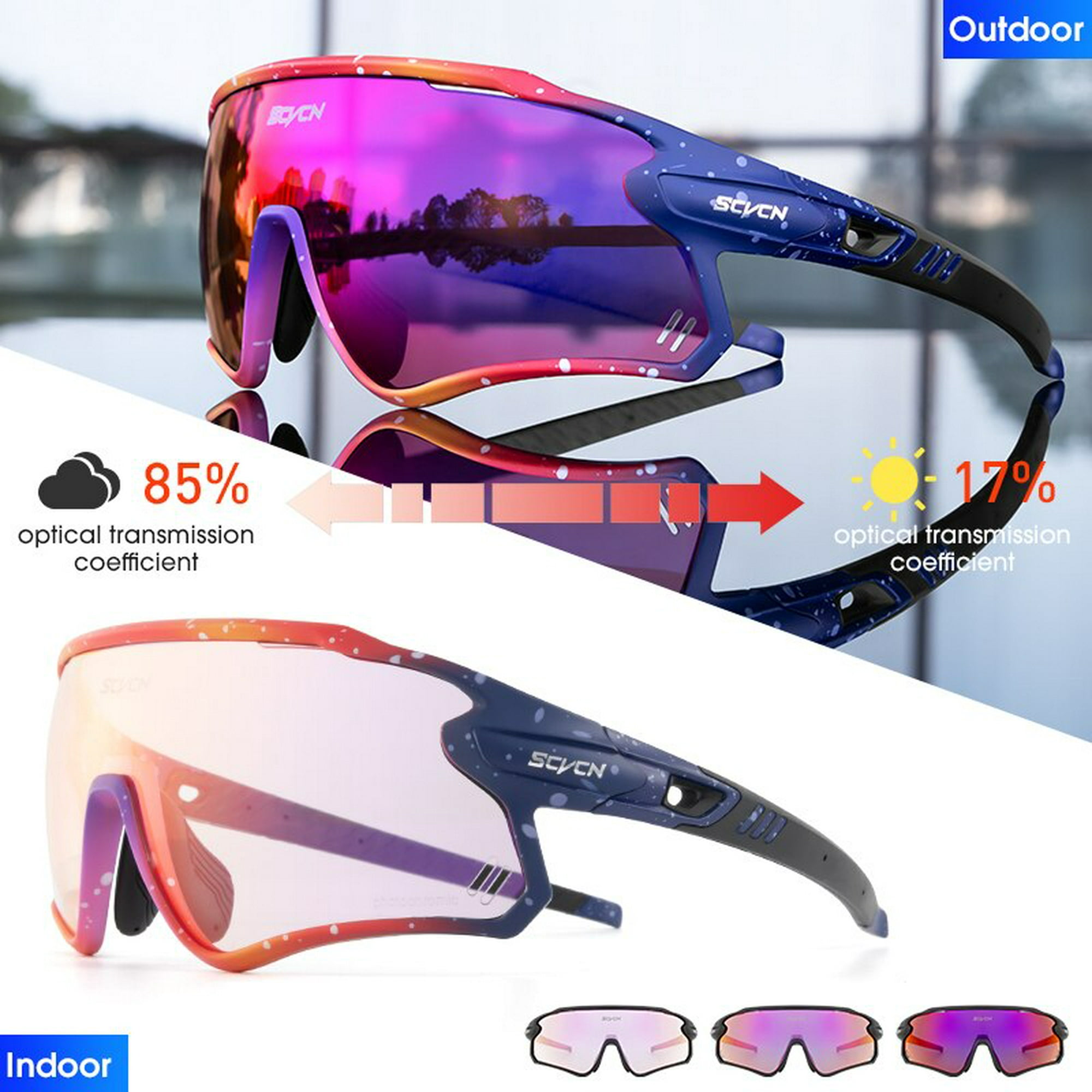 Gafas de sol fotocromáticas para hombre y mujer, lentes polarizadas para  bicicleta de montaña o carr qiuyongming unisex