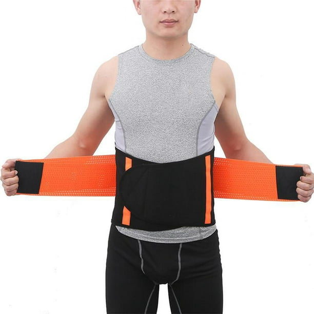Entrenador de cinturo Pérdida Cinturón de cinturo adelgazamiento para  hombres Mujeres Cinturón de ejercicio de sudor de estóm - Naranja,  DYNWAVEMX Cinturón de soporte de cintura de fitness