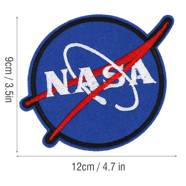 8 Uds parches bordados patrón de la NASA ropa coser en pegatinas
