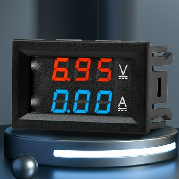 Voltímetro-amperímetro digital de alta precisión 10A 50A 100A Multímetro 2  en 1 (desviador de 100A)