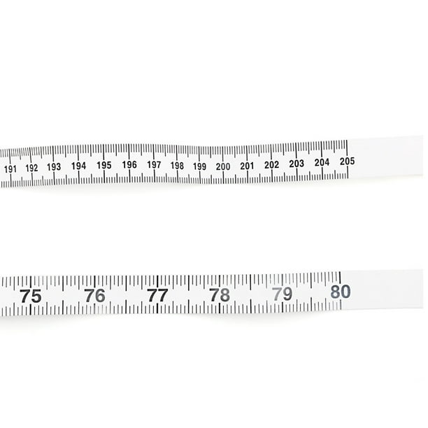 Cinta métrica de costura de 1 pieza, doble cara (300 cm-120 pulgadas), 2 cm  de ancho, amarillo-negro TUNC Sencillez