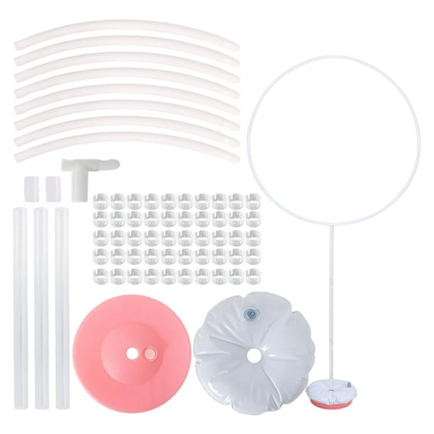 Kit de columna de globos: juego de 2 columnas de globos con base de soporte  y poste para decoración de torre de globos para bodas, baby shower, fiesta