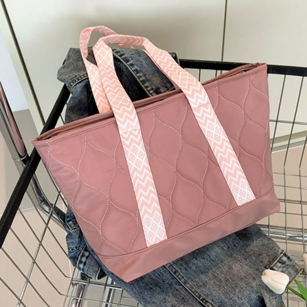 Bolso De Mujer Bolsos de mano para bolso de viaje con hilo bordado, bolso informal portátil p Para Estrenar | Walmart línea