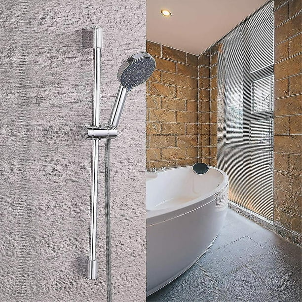 Accesorios de baño en la pared de acero inoxidable económica barra  deslizante, , la barra de ducha con soporte de pared cromo ABS - China Barra  deslizante, ducha de pared Mouted Bar