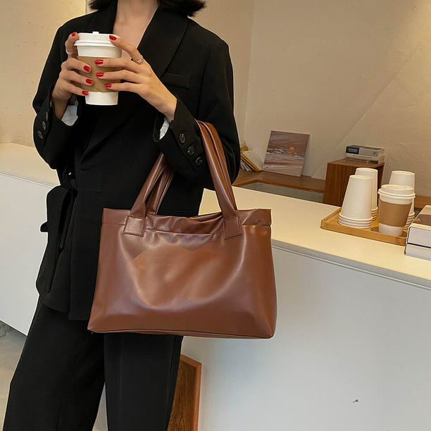 Comprar bolso gran capacidad de color marrón para mujer
