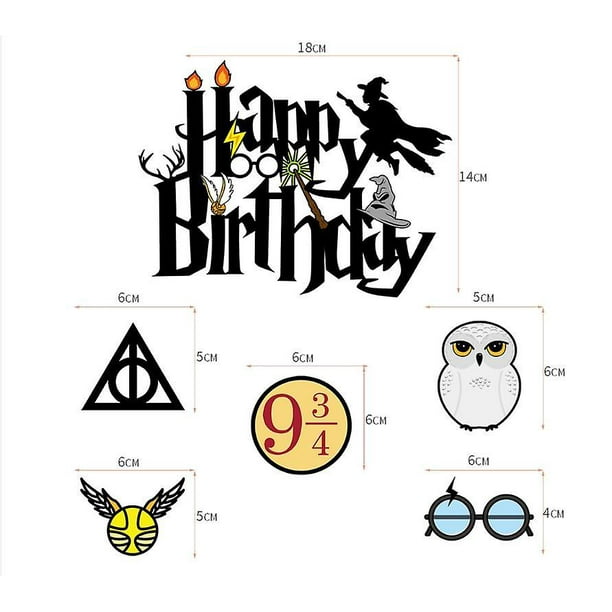 feliz cumpleaños harry potter tema