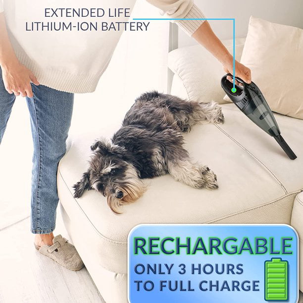 Aspiradora inalámbrica ligera para limpieza del hogar, batería recargable  de 20 V, aspiradora inalámbrica - Aspiradora portátil para pelo de  mascotas