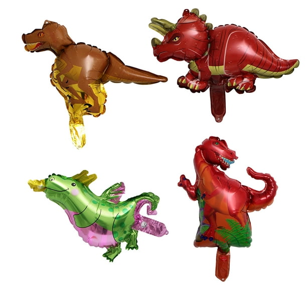 10 piezas de globos de dinosaurio 3D suministros Dino decorativo para  Yuyangstore Globos de dinosaurio