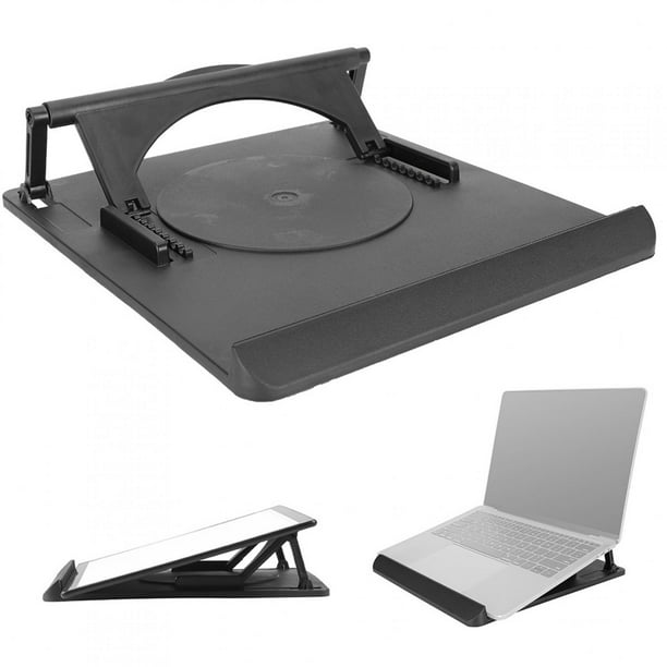 Soporte de libro de madera ajustable de 360 grados y soporte para  computadora portátil, soporte para