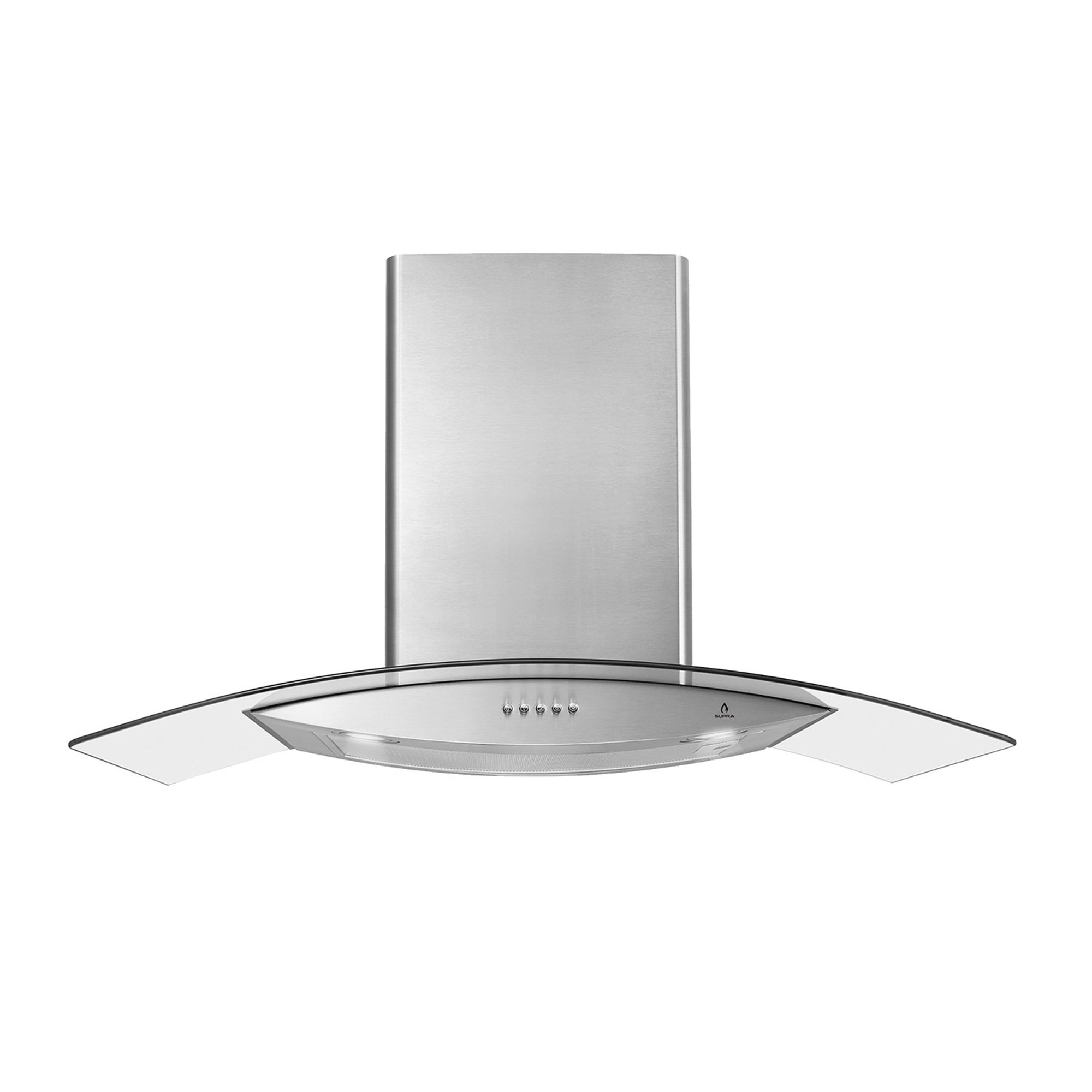 Campana de cocina tipo moño de 90cm SUPRA CM-90-BLACK campana extractora de  acero inoxidable