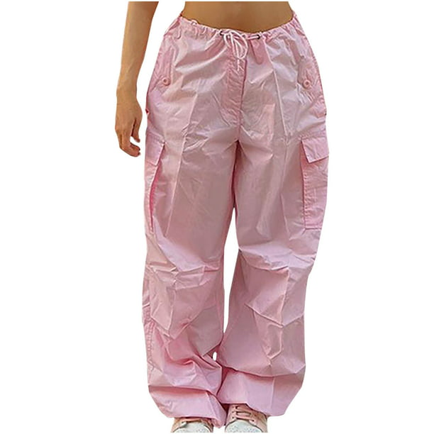 Pantalones Cargo Mujer Pantalones de Salón Pantalones de Moda Pantalones de  Traje de Color Sólido Completamente Rectos Odeerbi ODB176585
