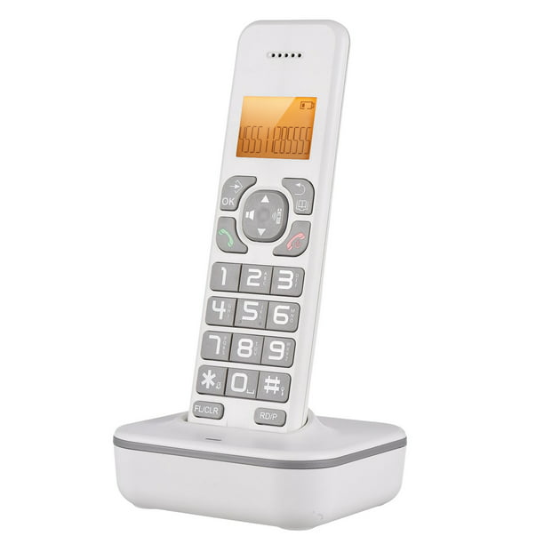 D1102B Teléfono inalámbrico con contestador automático Identificador de  llamadas/Llamada en espera 1.6