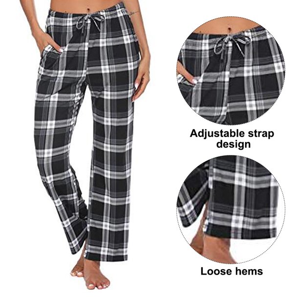 Pantalones de pijama para mujer Ropa de dormir Pijama a cuadros de búfalo  Zhivalor CPB-YZS106-1