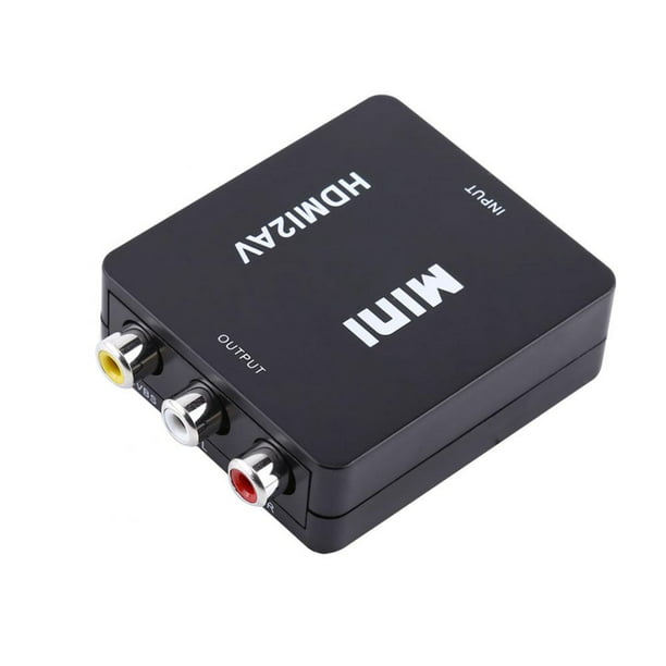 Conversor Adaptador HDMI A RCA Nictom Activo Con Audio Local