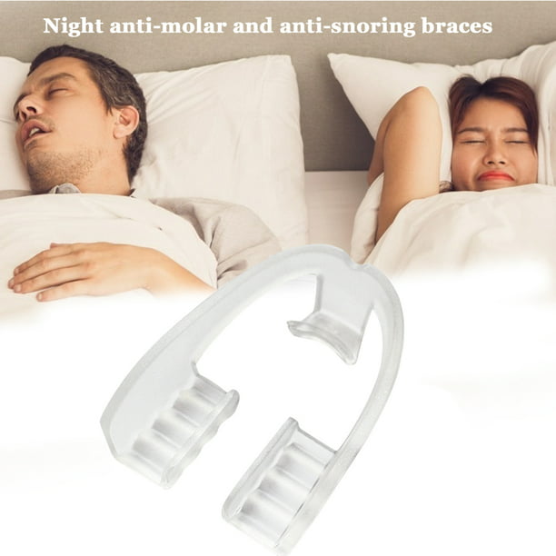 4 Uds. Protector Dental para dormir, protector bucal nocturno antimolienda,  soporte para dientes de ortodoncia