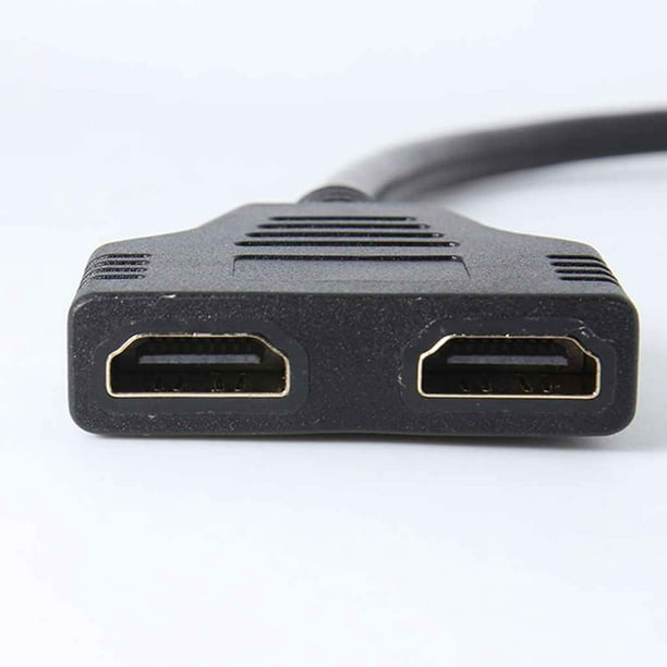 Adaptador de Cable HDMI Doble con 1 Entrada y 2 Salidas, Conectores de  Video para PC, Inevent DN0496-00