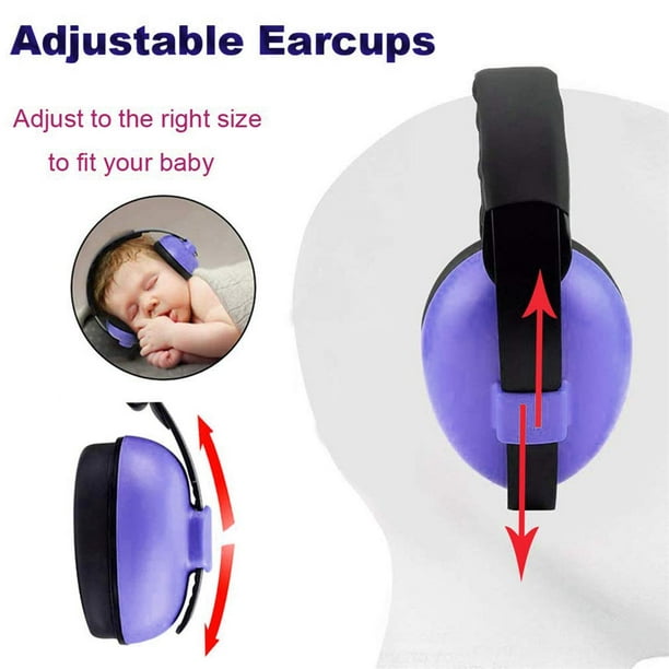 Protección auditiva para bebés, auriculares con cancelación de ruido para  niños de 0 a 3 años, bebés Zhivalor WMZL-686-3