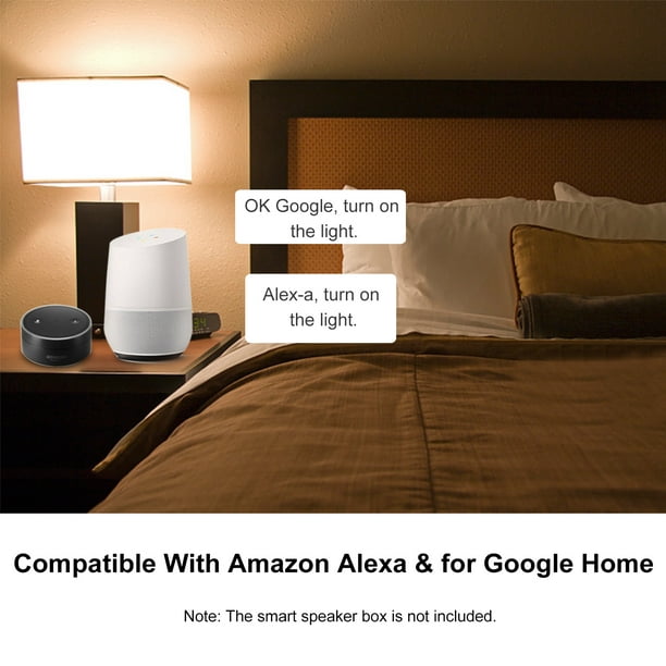 Tuya 12W RGBCW Smart Wi-Fi Led Lámpara de Mesa con Alexa Google