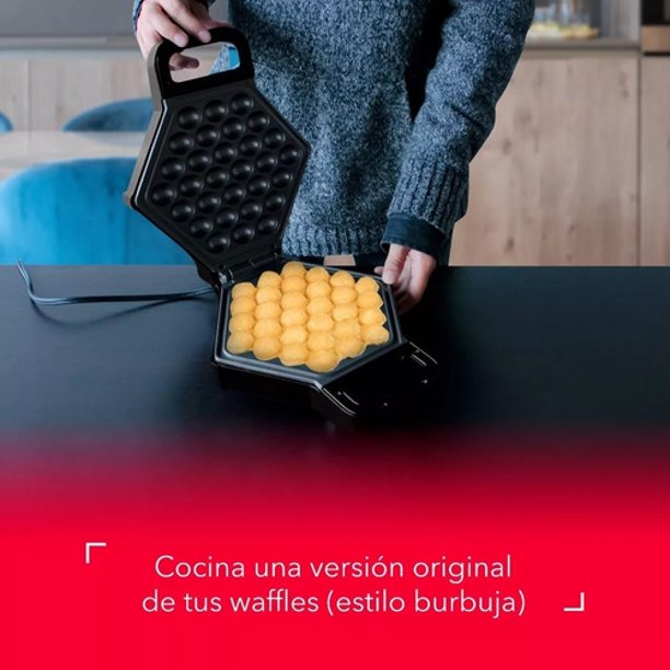 Waflera Electrica Burbujas Waffles 5 Minutos