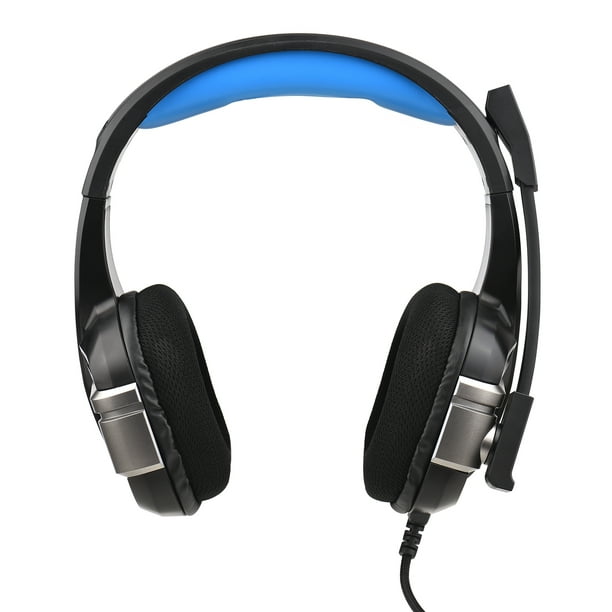 Auriculares profesionales para juegos estéreo con micrófono con cancelación  de ruido auriculares con Abanopi Azul negro