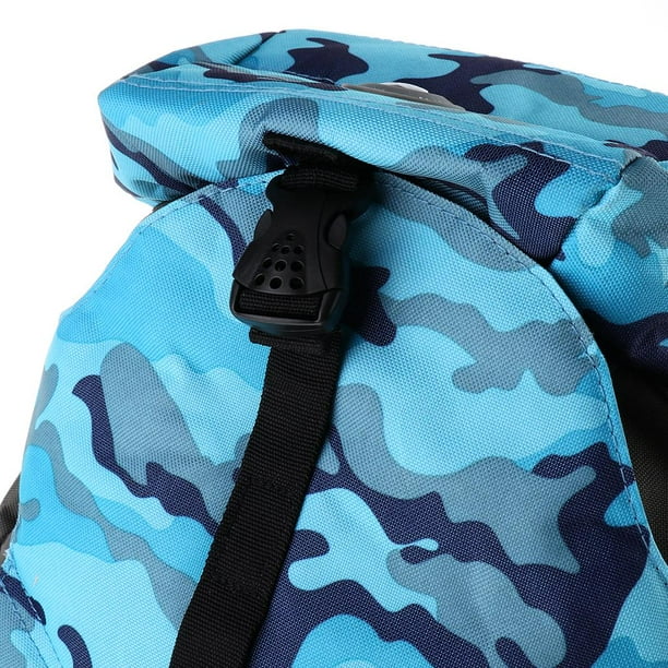  Toygogo Al aire libre Patines en línea bolsa de almacenamiento  Mochila de hombro para soporte de patín - camuflaje azul : Deportes y  Actividades al Aire Libre