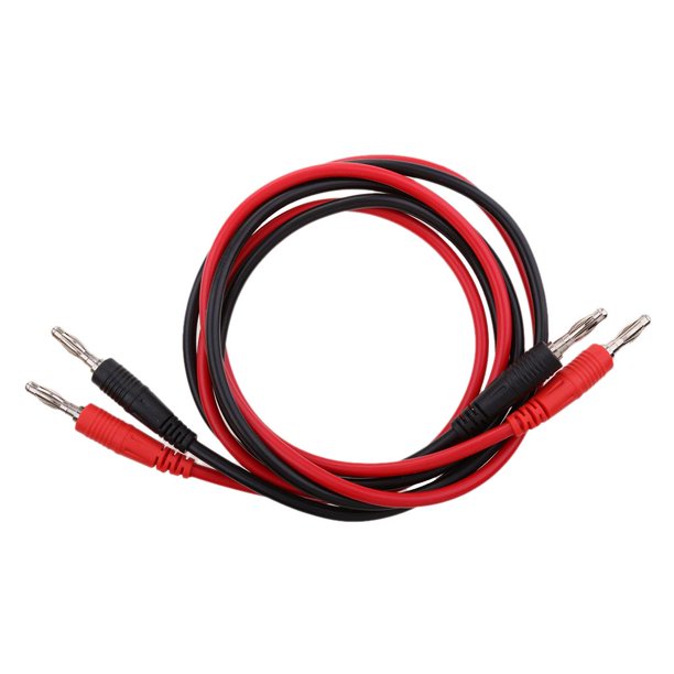 Conector Banana Plastica Color Rojo Punta Metalica