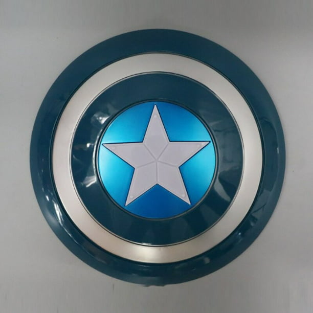 SUIT YOURSELF Escudo del Capitán América para niños, Marvel Comics, 12 3/4  pulgadas de diámetro, plástico con empuñaduras ajustables