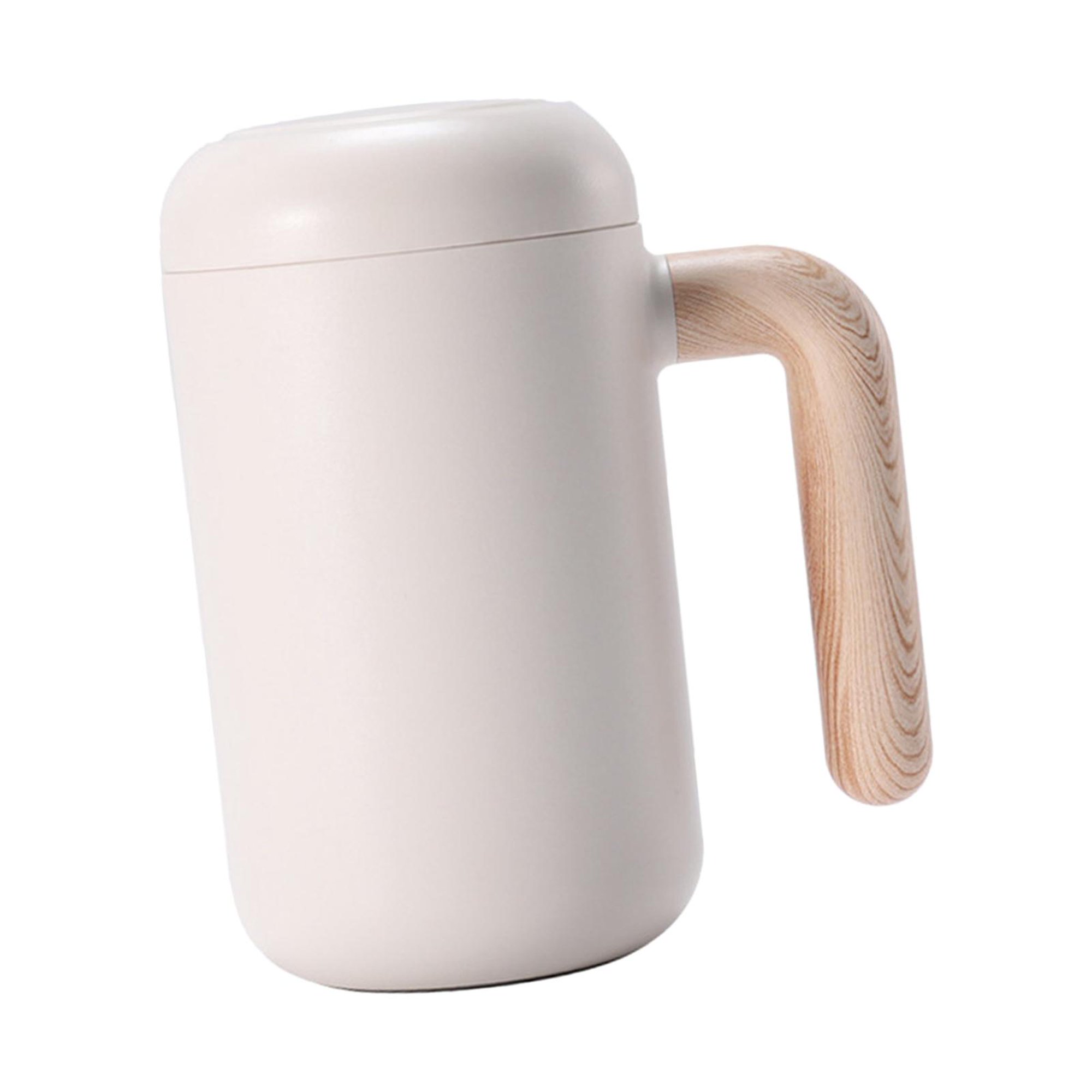  Taza magnética de agitación automática, taza de café de acero  inoxidable, taza de mezcla de leche, batidora de proteínas, mezclador  inteligente perezoso, taza térmica. Ideal para oficina, escuela, gimnasio,  hogar –