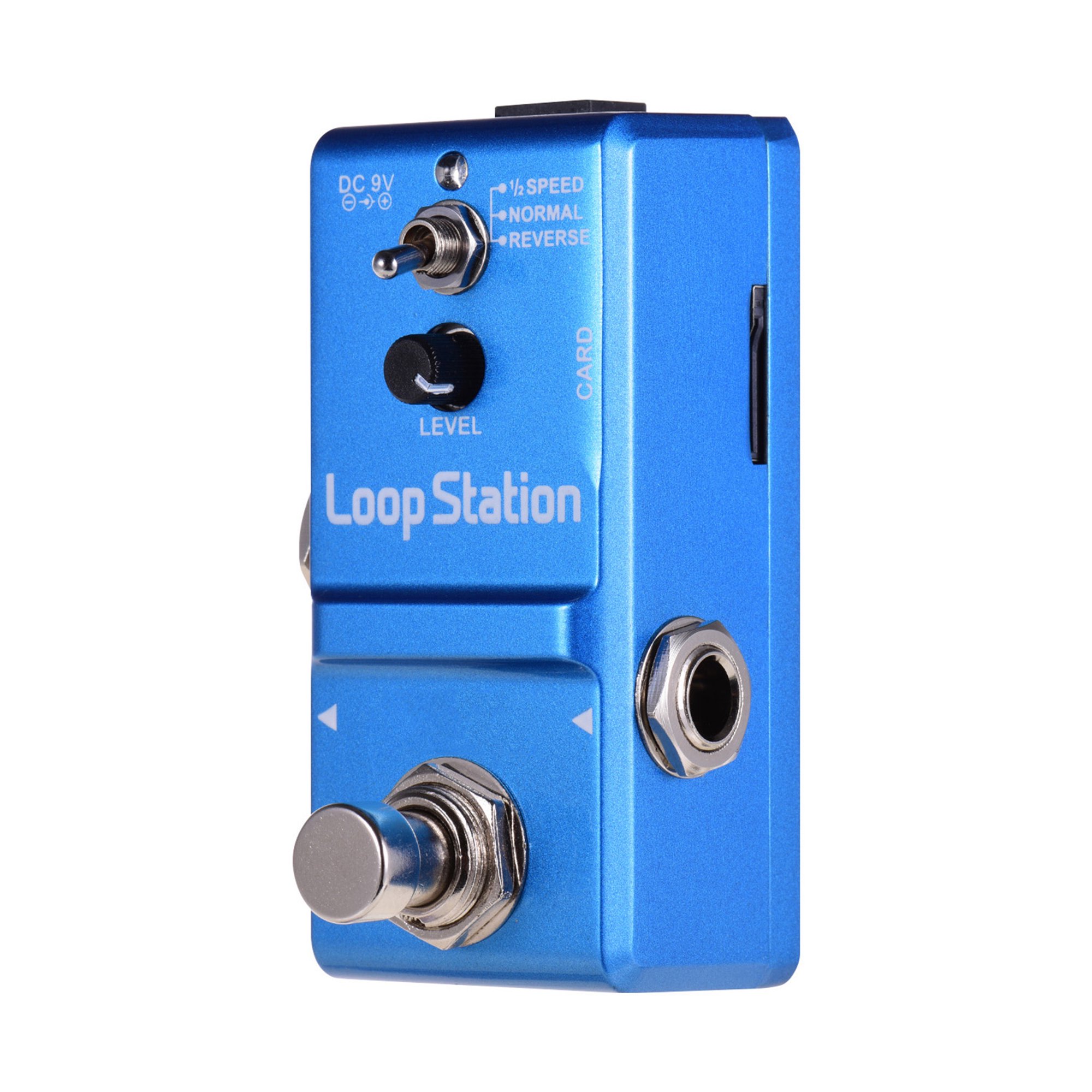 Pedal de efectos Muslady Loop Station Mini Guitar Looper 10 minutos