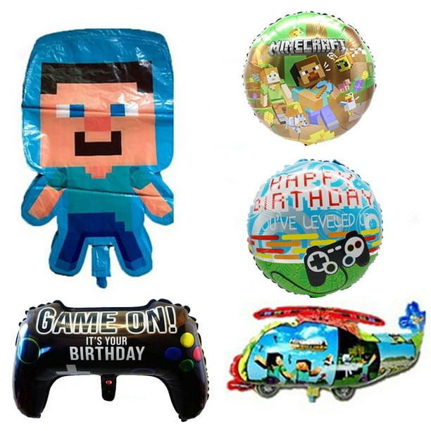Pack de Cumpleaños Minecraft Promo - Mundo de Fantasia Eventos