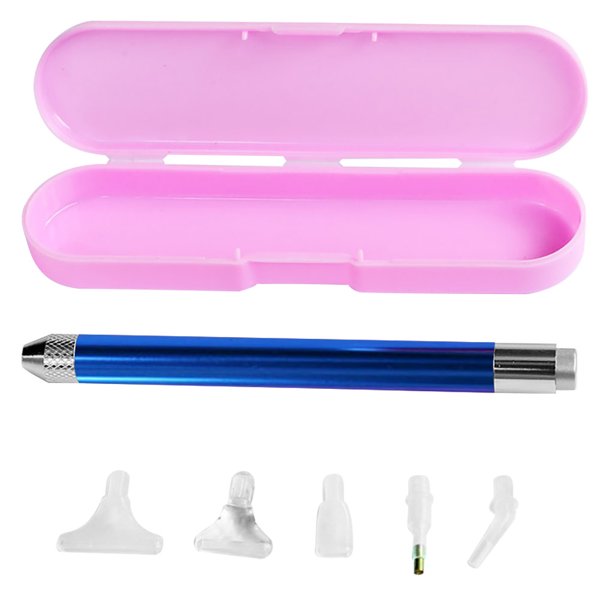 Kit de bolígrafo para pintar con diamantes 5D, puntas en ángulo