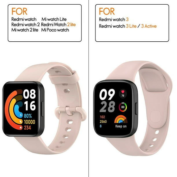 Correa de silicona para Xiaomi Mi Watch 2 3 Lite Mi poco, pulsera