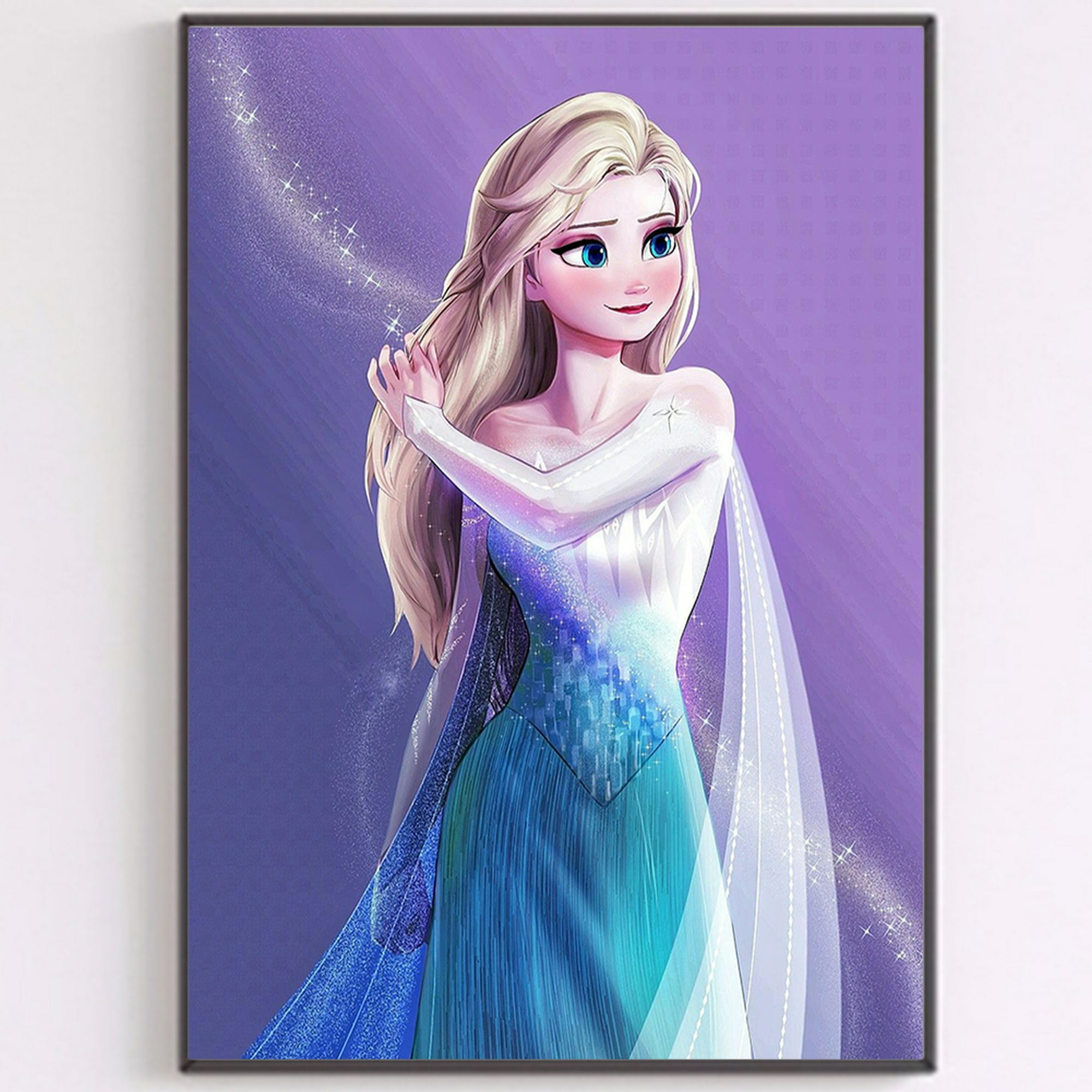 5D Disney dibujos animados diamante pintura taladros completos Frozen Elsa  arte artesanía