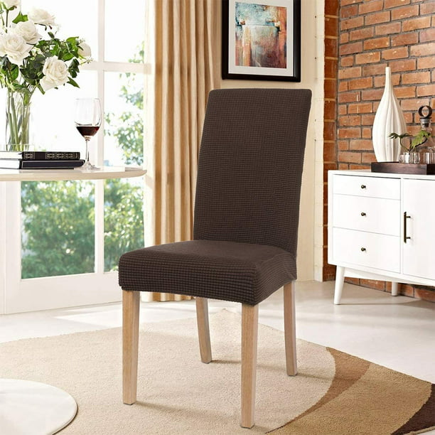  Fundas elásticas para sillas de comedor o de cocina, fundas  para sillas Parson : Hogar y Cocina