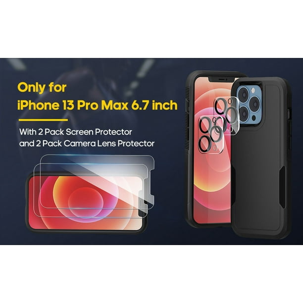 3-Pack Protector De Lente Camara Vidrio Templado Para Iphone 13