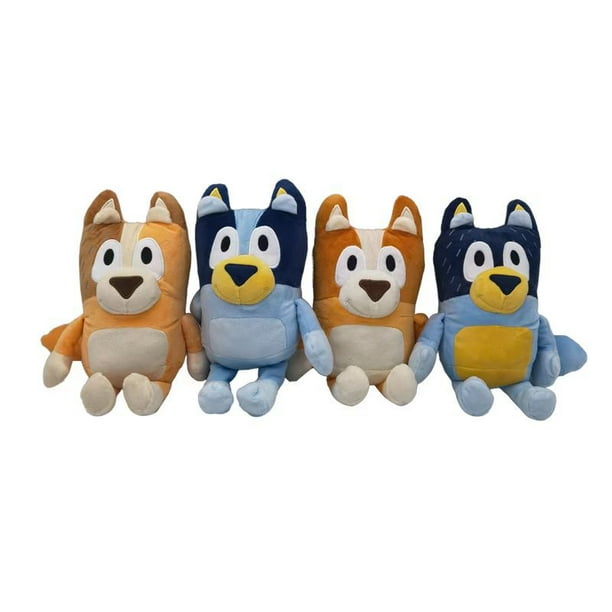 Bluey y Bingo Dog Friends Peluche de 28 cm Muñeco de peluche - Familia de 4  oso de fresa Electrónica